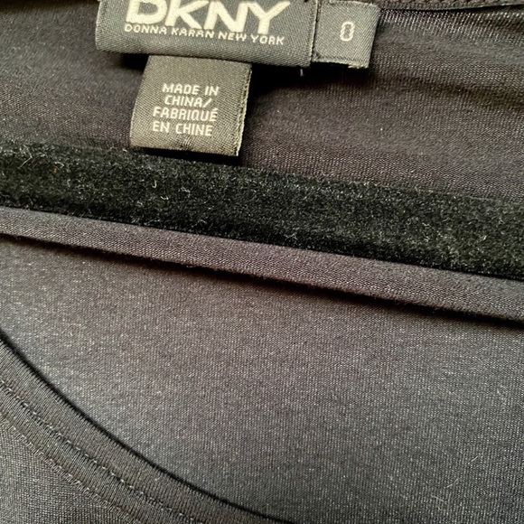 DKNY evening dress W/ bow sash belt - pockets - Picture 5 of 8